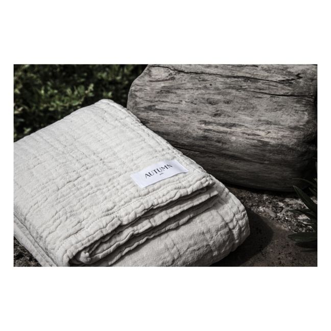 Punto Organic Cotton Jacquard Tablecloth | Milk