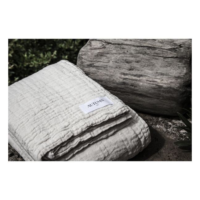 Tovaglia Punto in jacquard di cotone bio | Bianco latte