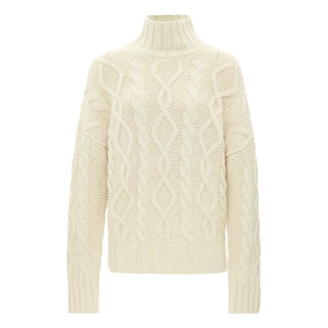 Pull Sahel Torsadé | Ecru