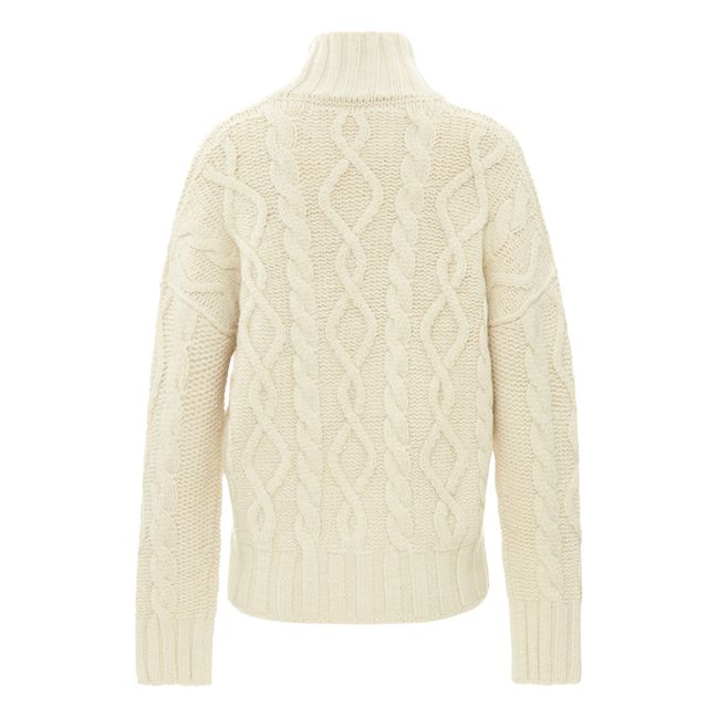 Pull Sahel Torsadé | Ecru