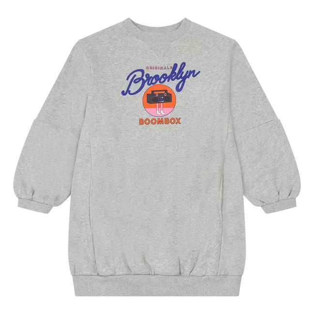 Robe Sweat Brooklyn | Gris chiné