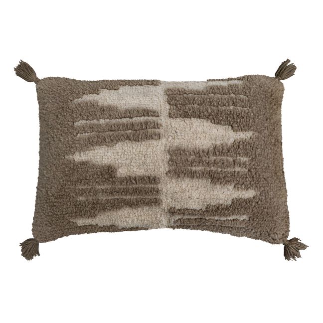 Coussin rectangulaire Zagros  Smallable x Lorena Canals | Marron