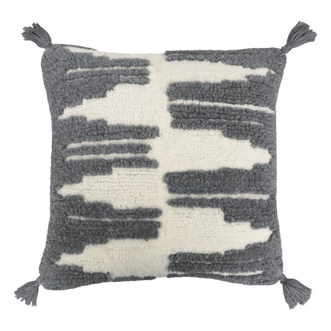 Coussin carré Zagros Smallable x Lorena Canals Gris anthracite