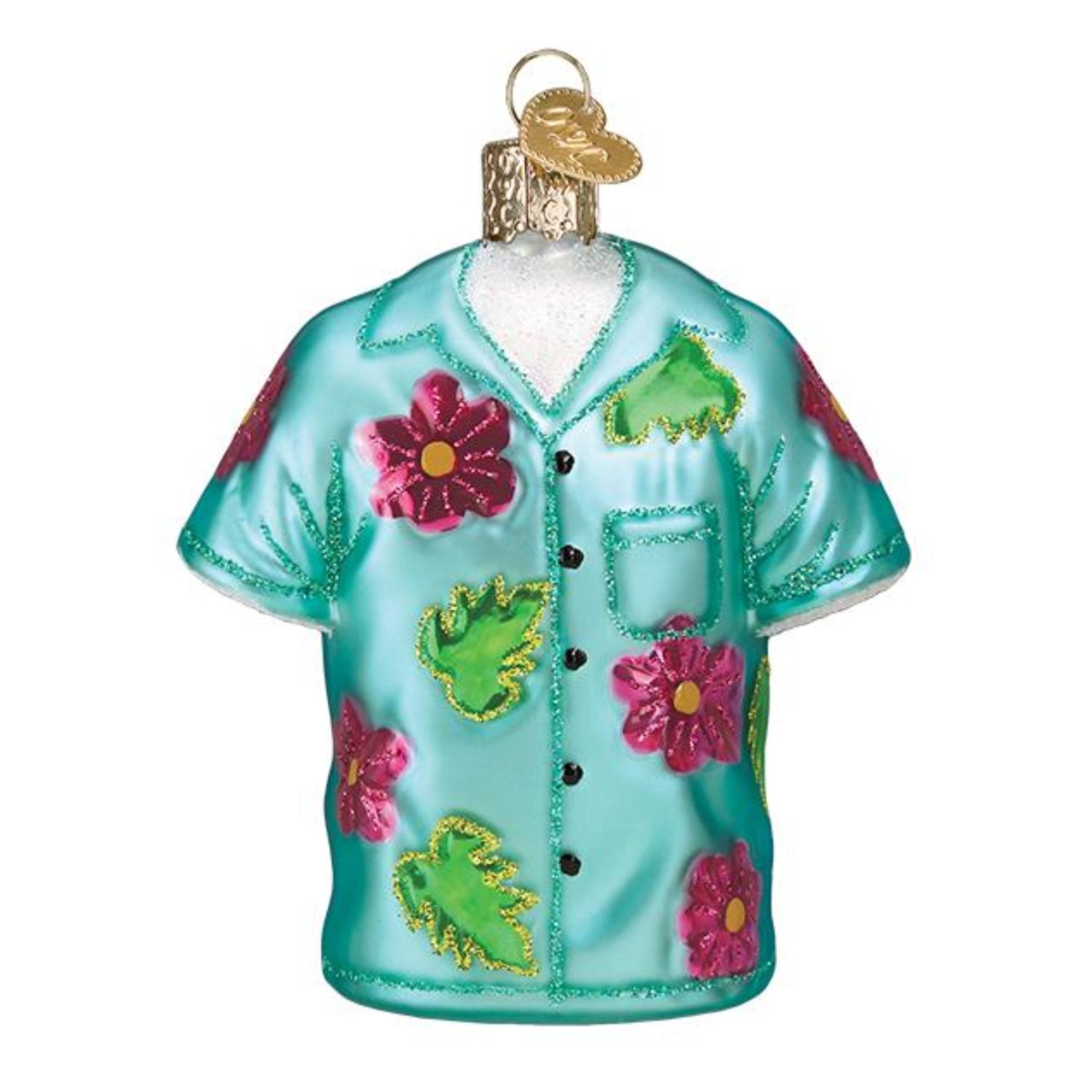 Old World Christmas - Décoration de Noël T-shirt Hawaïen - Multicolore