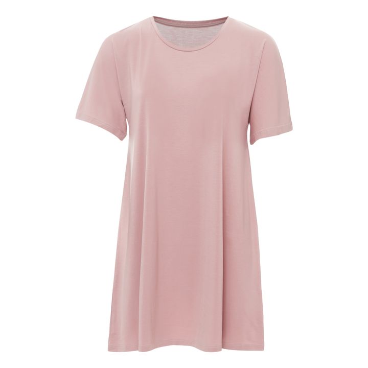 Tencel Lite T-shirt Dress Dusty Pink- Product image n°0