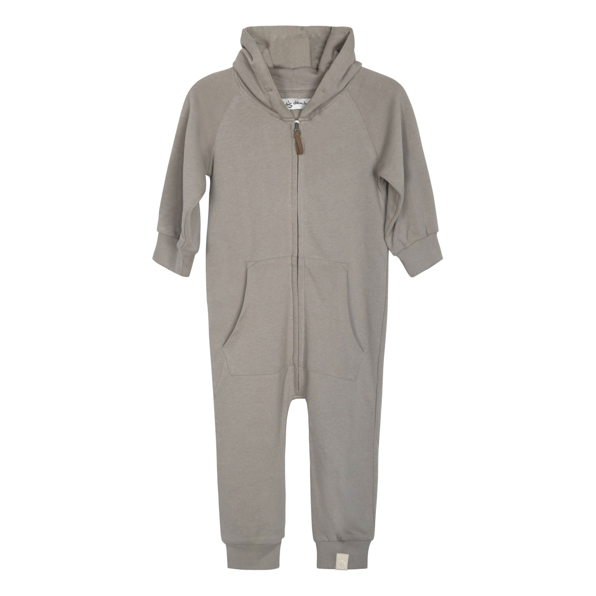 Mike Organic Cotton Jumpsuit Beige- Product image n°0