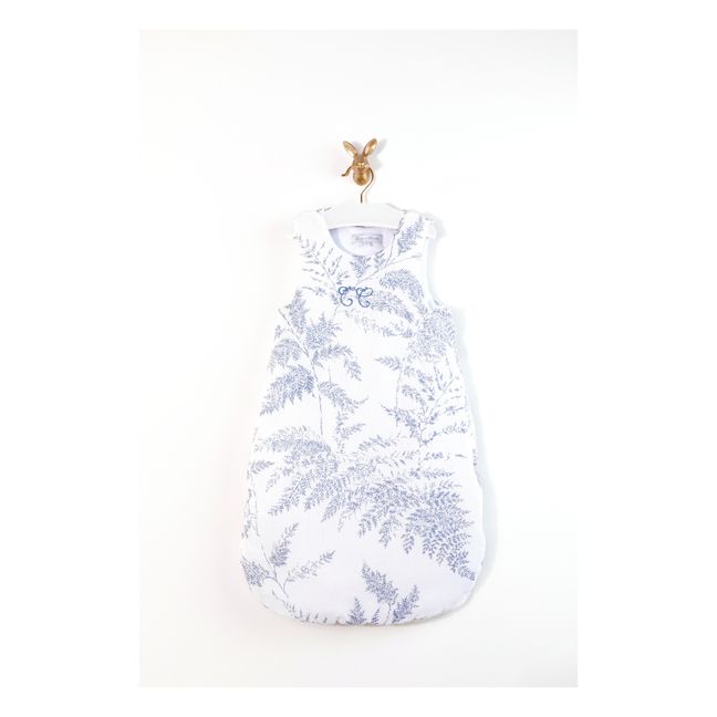 Linen & Cotton Baby Sleeping Bag | Navy blue