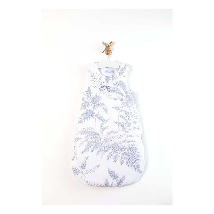 Linen & Cotton Baby Sleeping Bag | Navy blue- Product image n°1