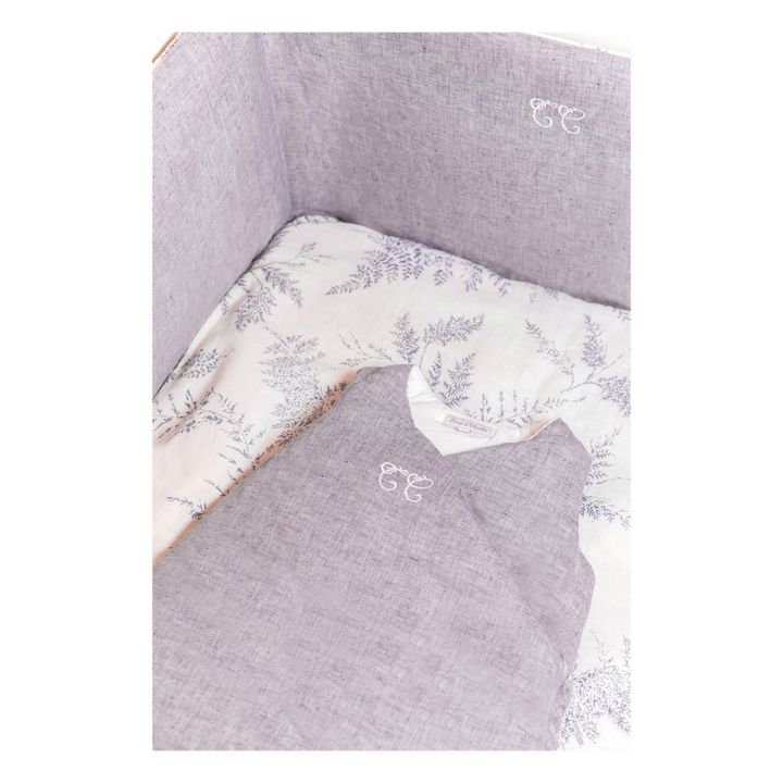 Babyschlafsack aus Leinen und Baumwolle Navy- Produktbild Nr. 4