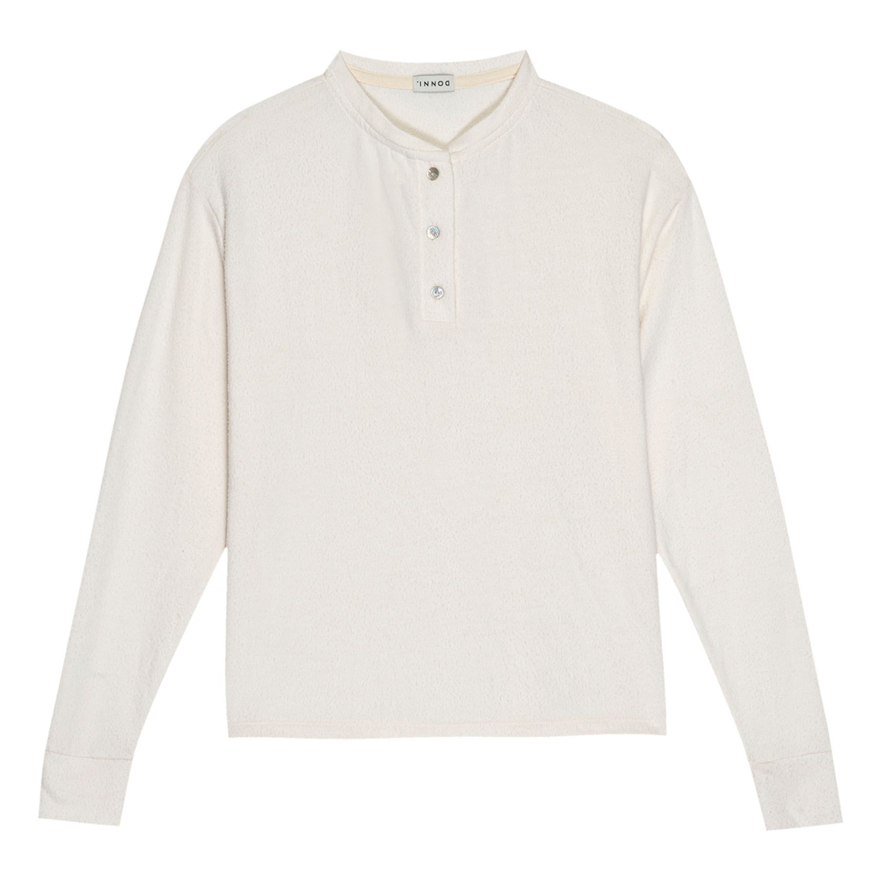 Donni - Pull Henley - Femme - Crème