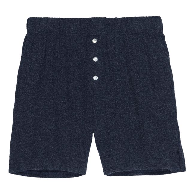 Shorts Sweater Henley Navy