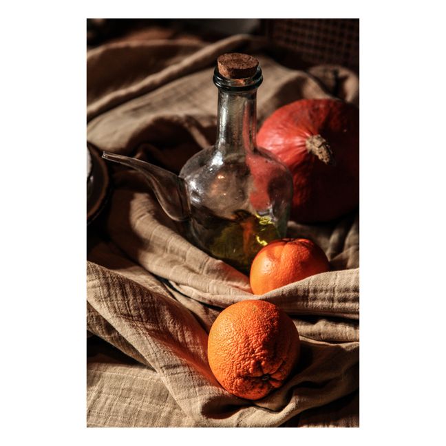 Organic Cotton Muslin Tablecloth | Sand