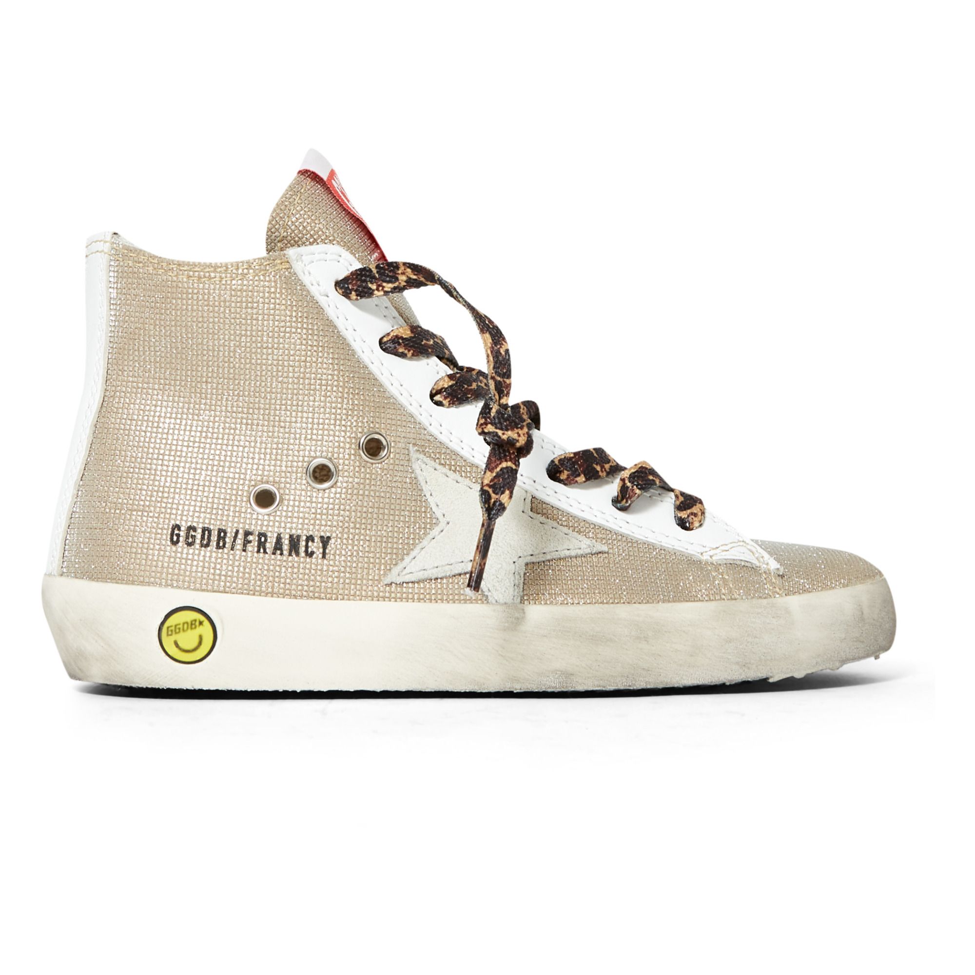 Francy Glitter High-Top Sneakers Gold- Product image n°0