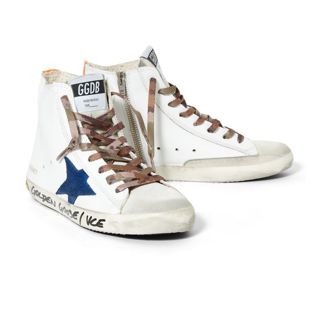 Francy Signature High-Top Sneakers Blue