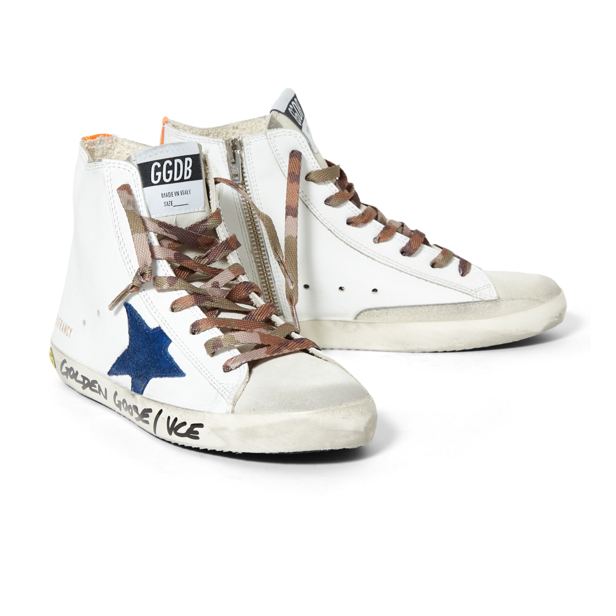 Francy Signature High-Top Sneakers Blue- Product image n°1