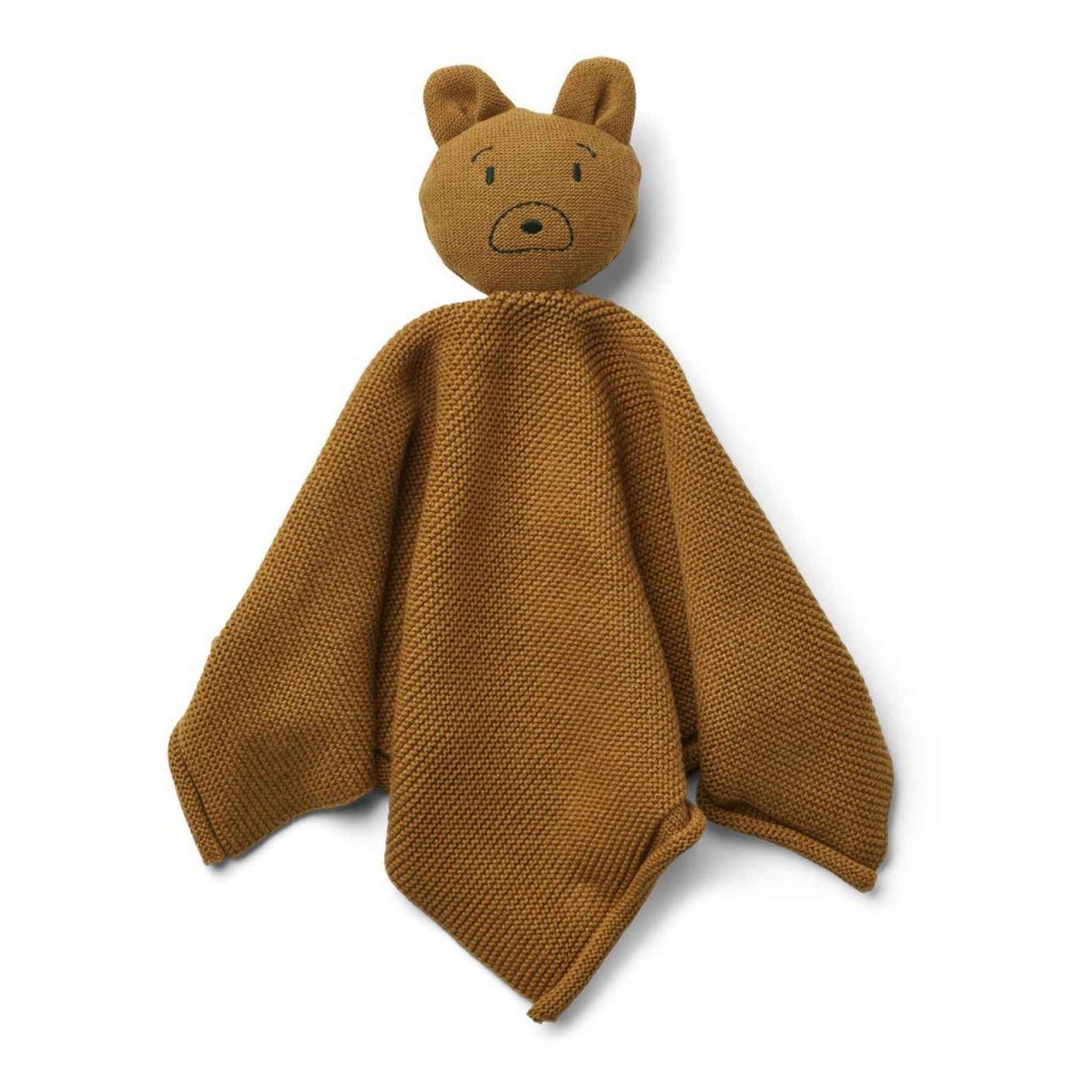 Doudou ours Milo en coton bio Caramel- Image produit n°0