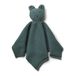 Doudou ours Milo en coton bio Bleu- Miniature produit n°0
