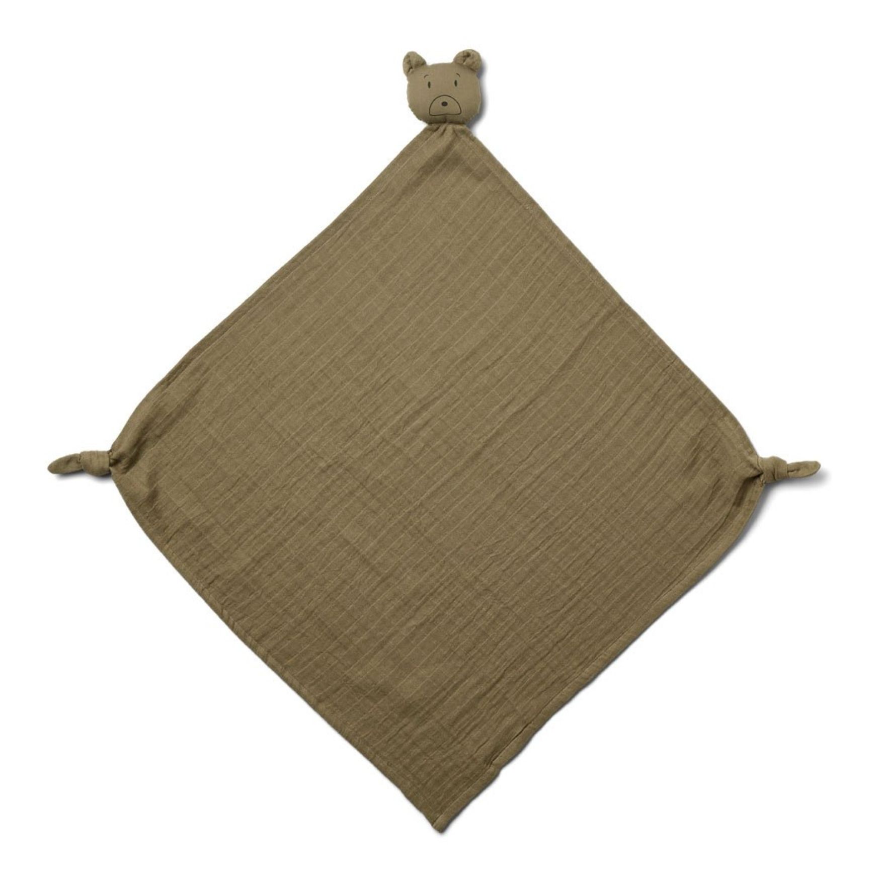 Liewood - Doudou lange Robbie en coton bio - Vert kaki