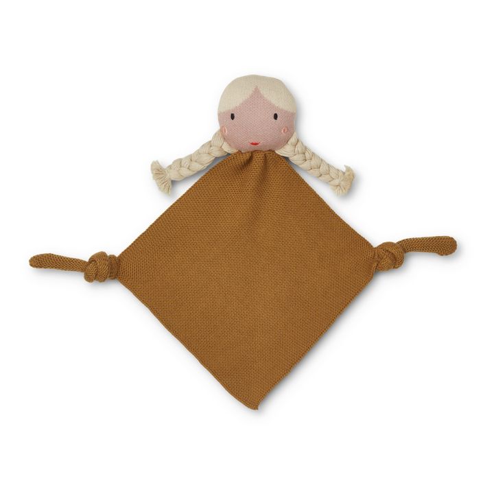 Alfie Organic Cotton Soft Toy | Caramel- Product image n°0