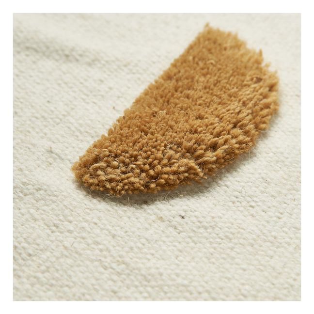 Tapis mural Blanca en laine et coton