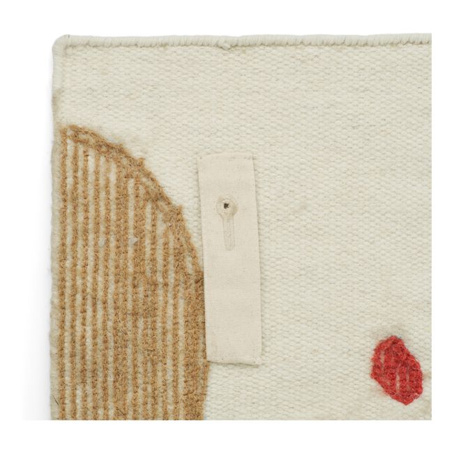 Tappeto da parete, modello: Blanca, in lana e cotone