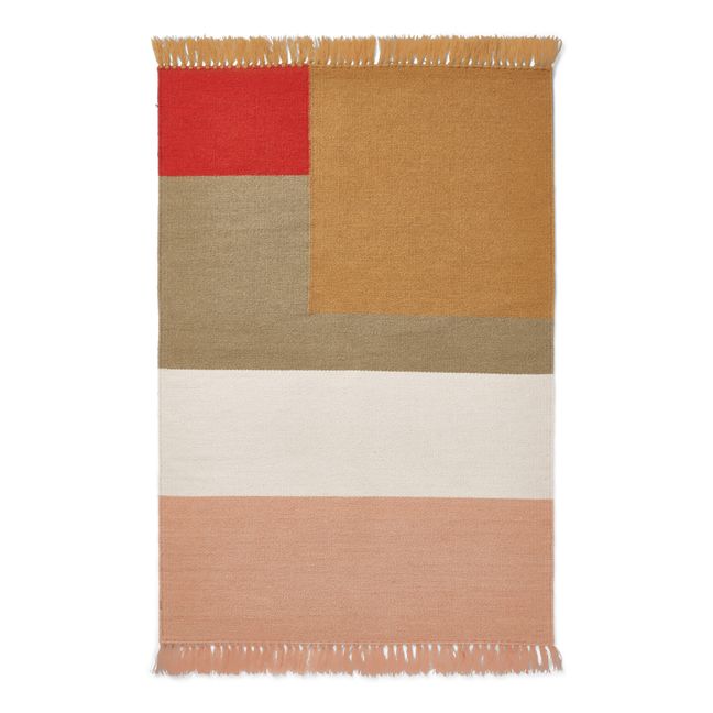 Boston Wool and Cotton Rug Pink