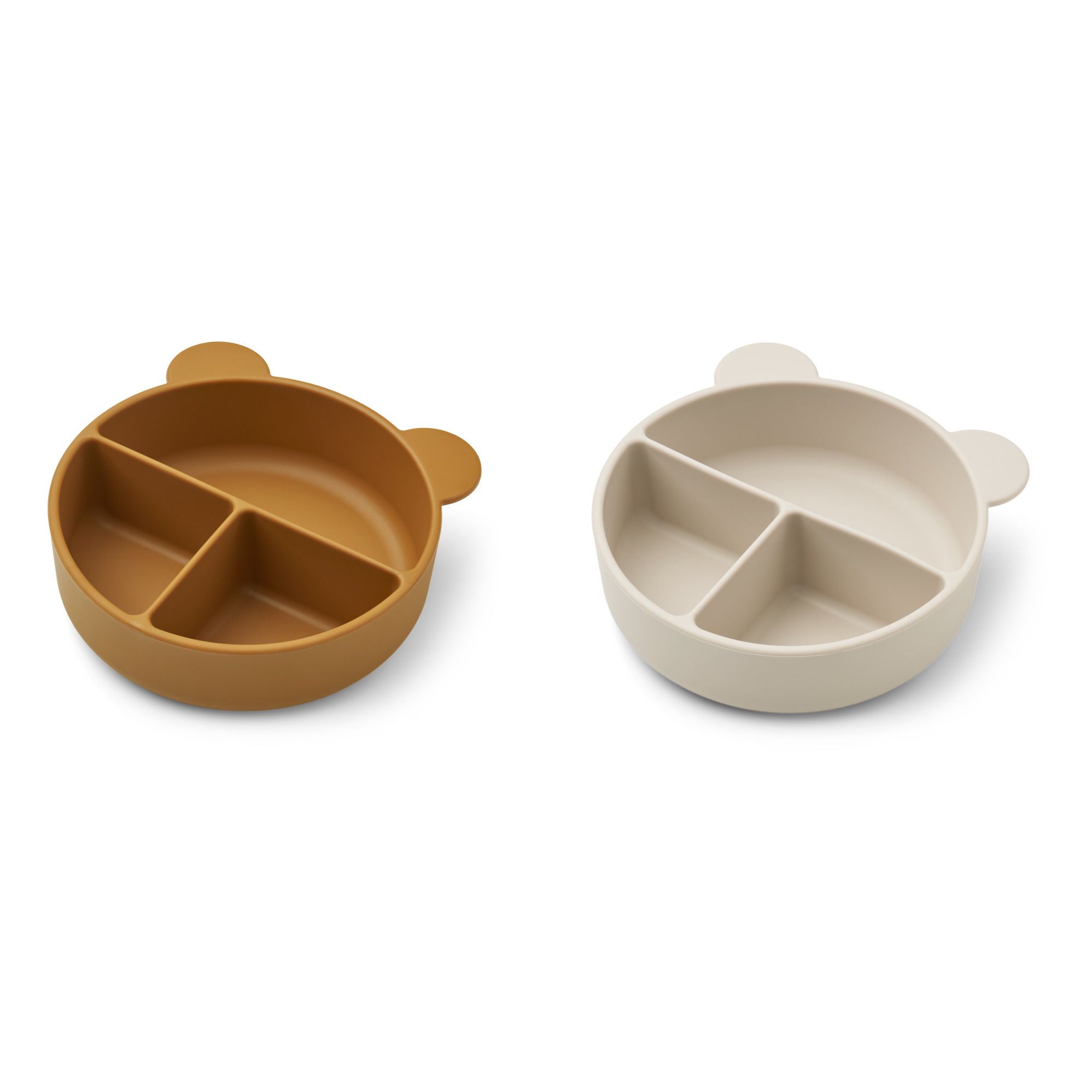 Connie Silicone Bowls - Set of 2 Caramel- Product image n°0