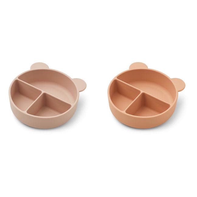 Connie Silicone Bowls - Set of 2 Pink