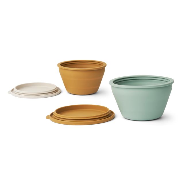 Dale Stackable Silicone Bowls - Set of 2 Caramel
