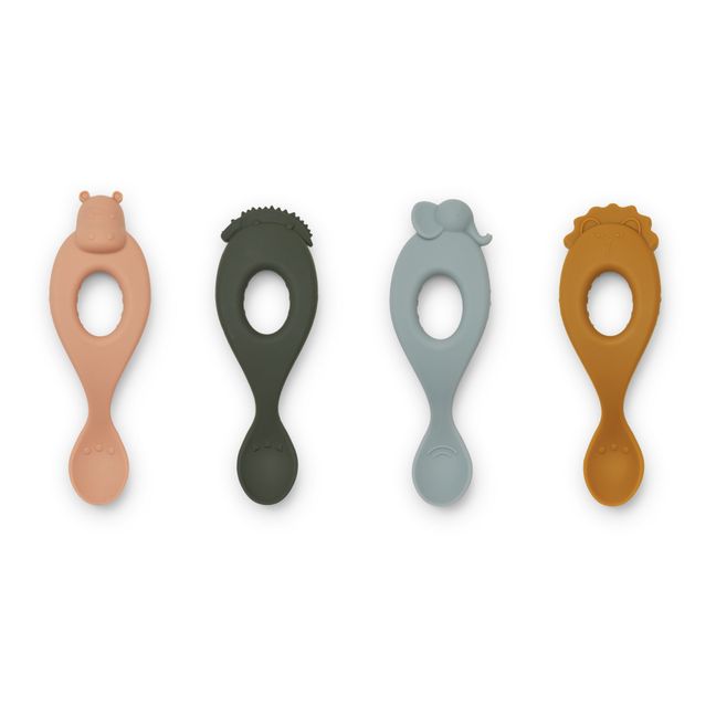 Liva Silicone Spoons - Set of 4 | Rosa