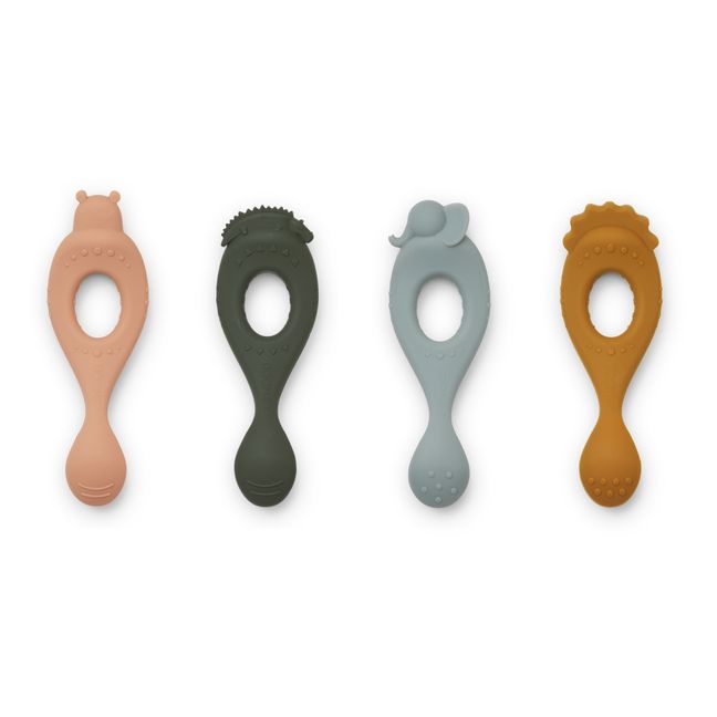 Liva Silicone Spoons - Set of 4 | Rosa
