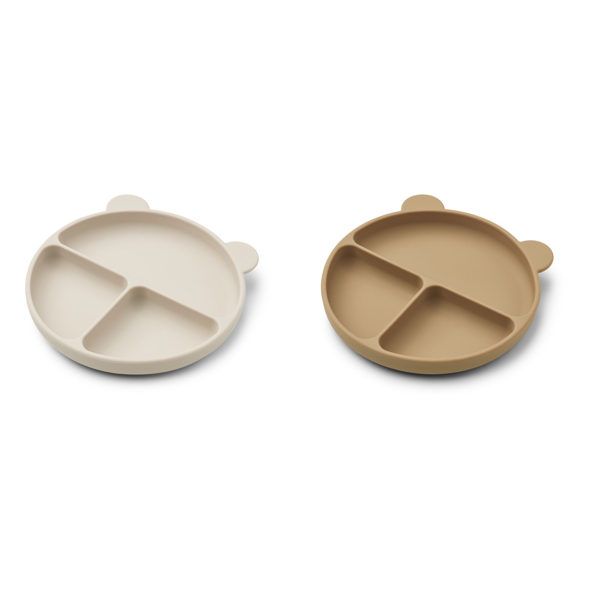Liewood - Assiettes Merrick en silicone - Set de 2 - Sable