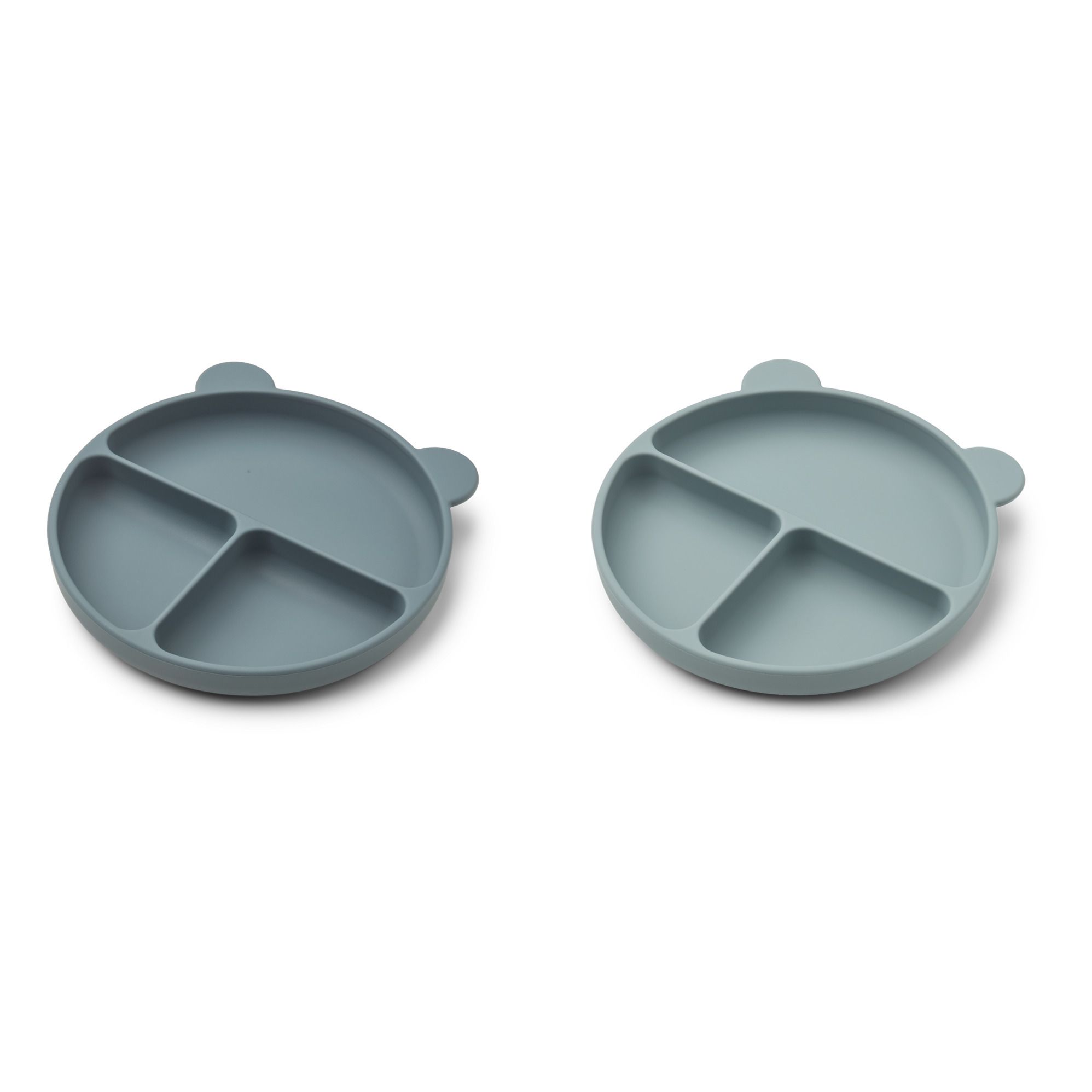 Liewood - Assiettes Merrick en silicone - Set de 2 - Bleu