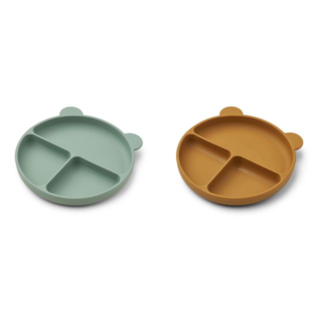 Merrick Silicone Plates - Set of 2 | Green
