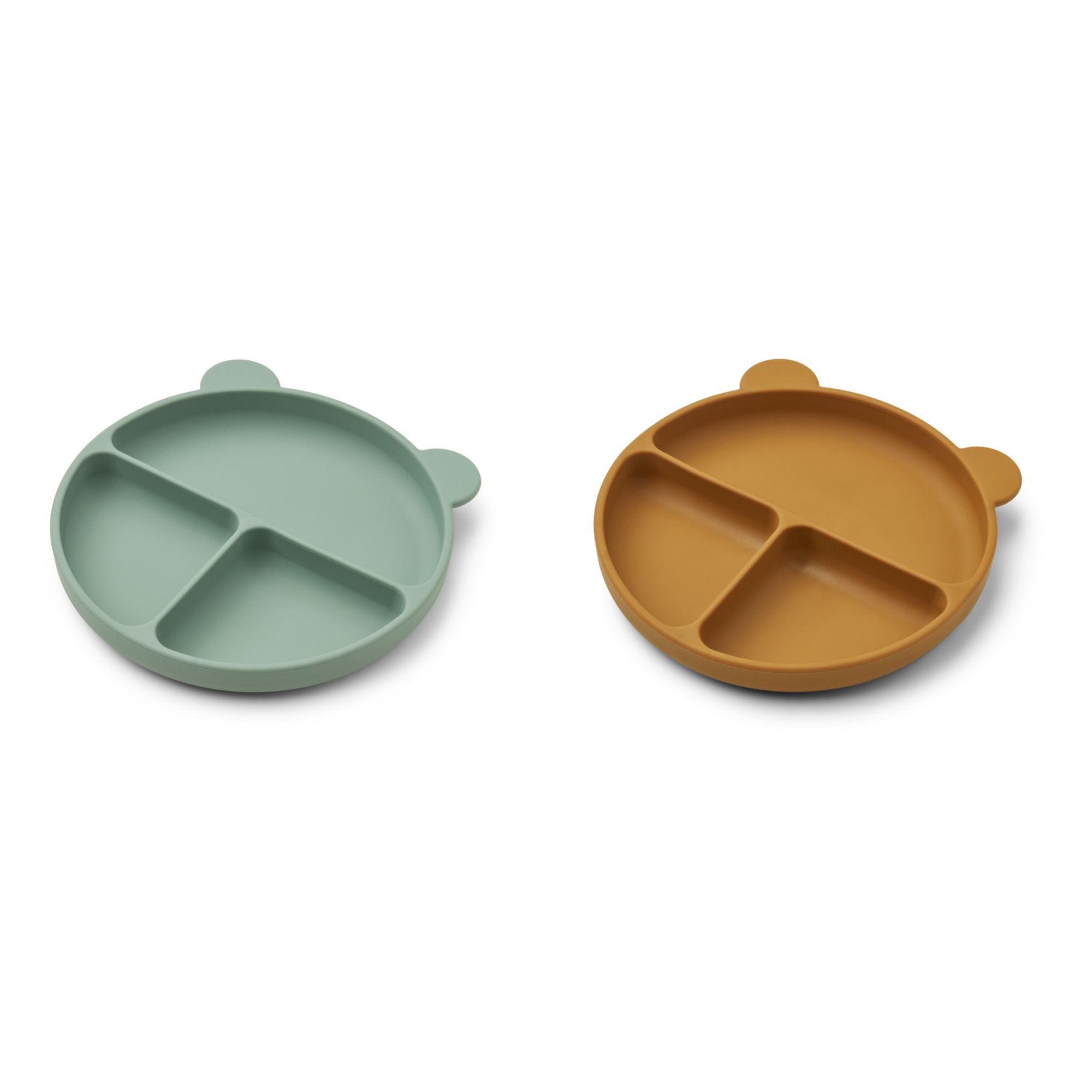Liewood - Assiettes Merrick en silicone - Set de 2 - Vert