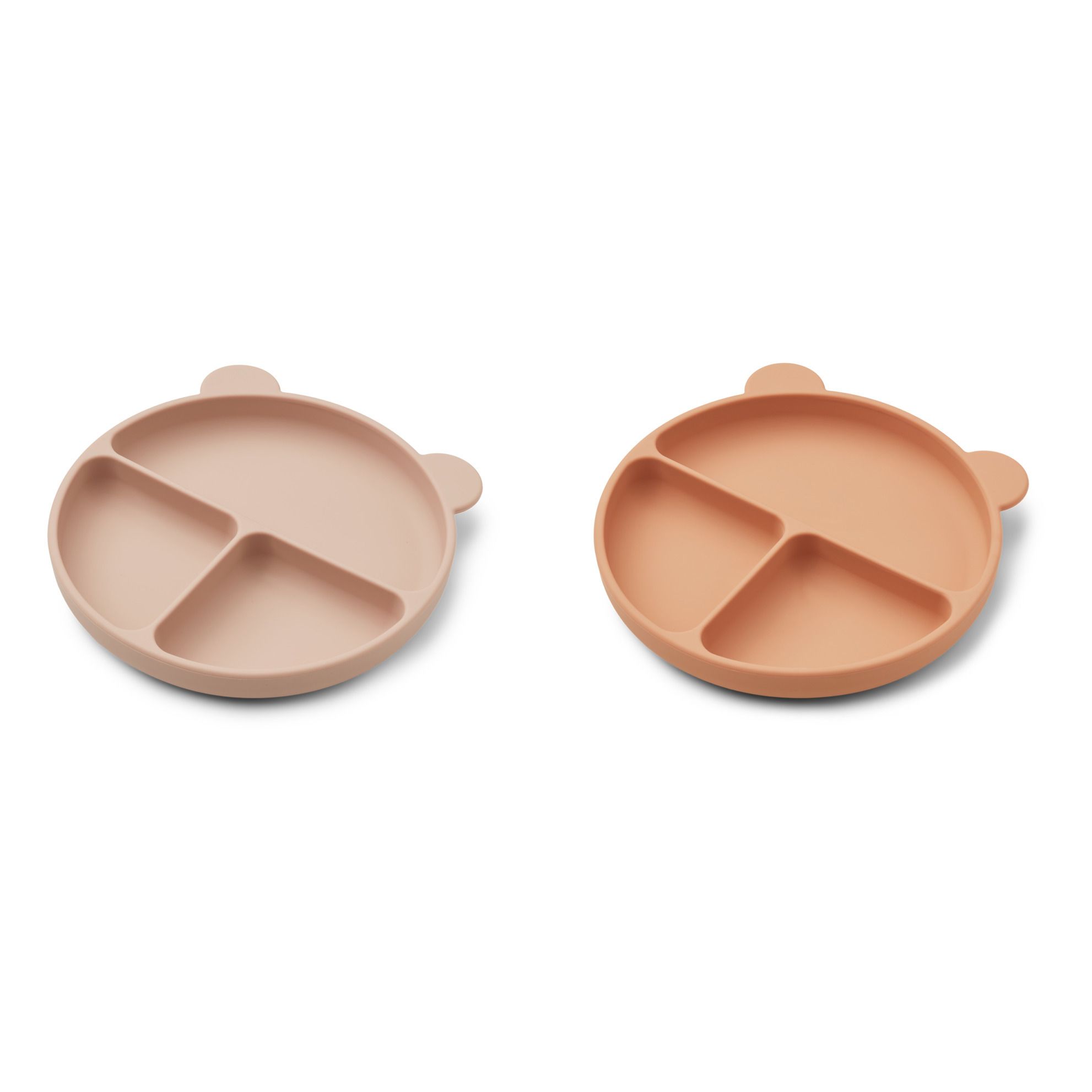 Liewood - Assiettes Merrick en silicone - Set de 2 - Rose