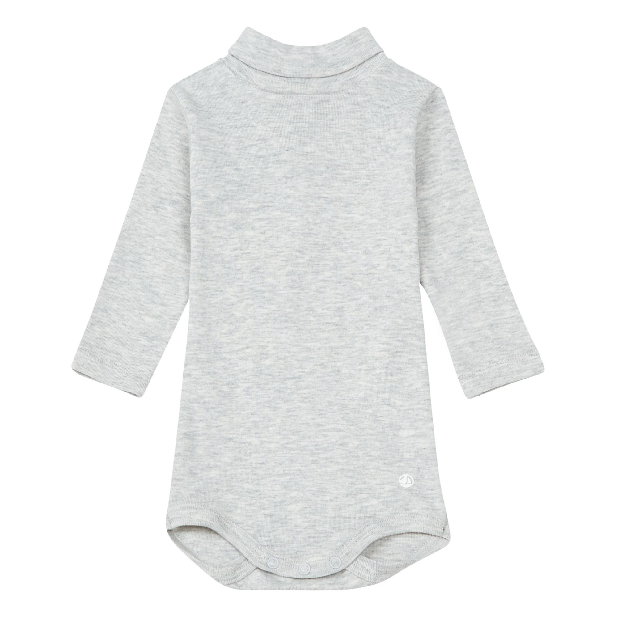 Petit Bateau - Body Col Roulé Taprika - Fille - Gris