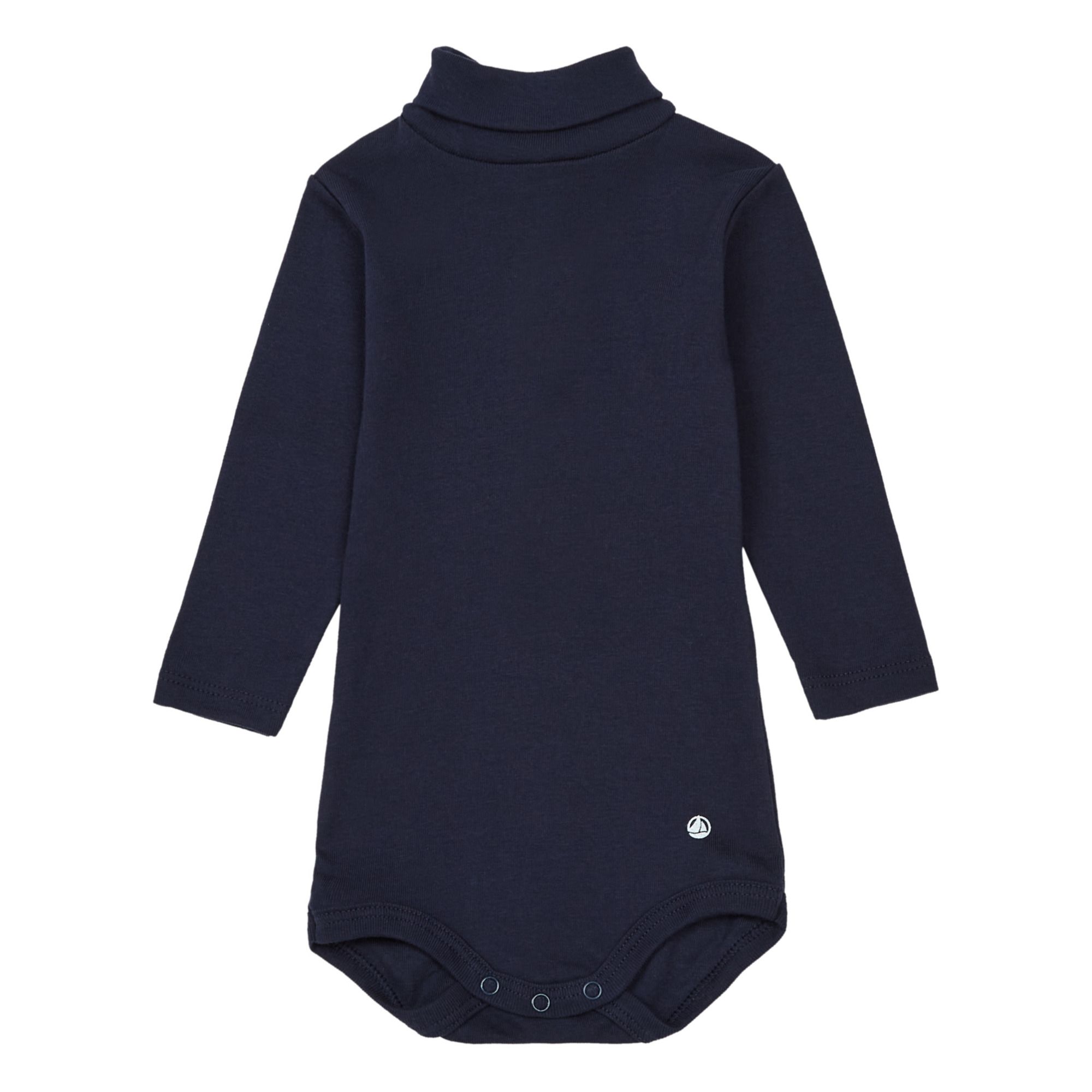 Petit Bateau - Body Col Roulé Taprika - Fille - Bleu marine