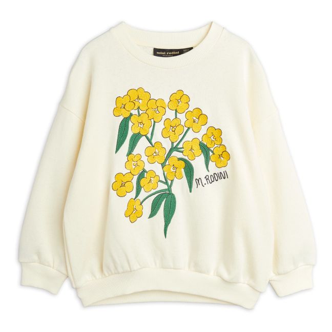 Organic Cotton Floral Sweatshirt