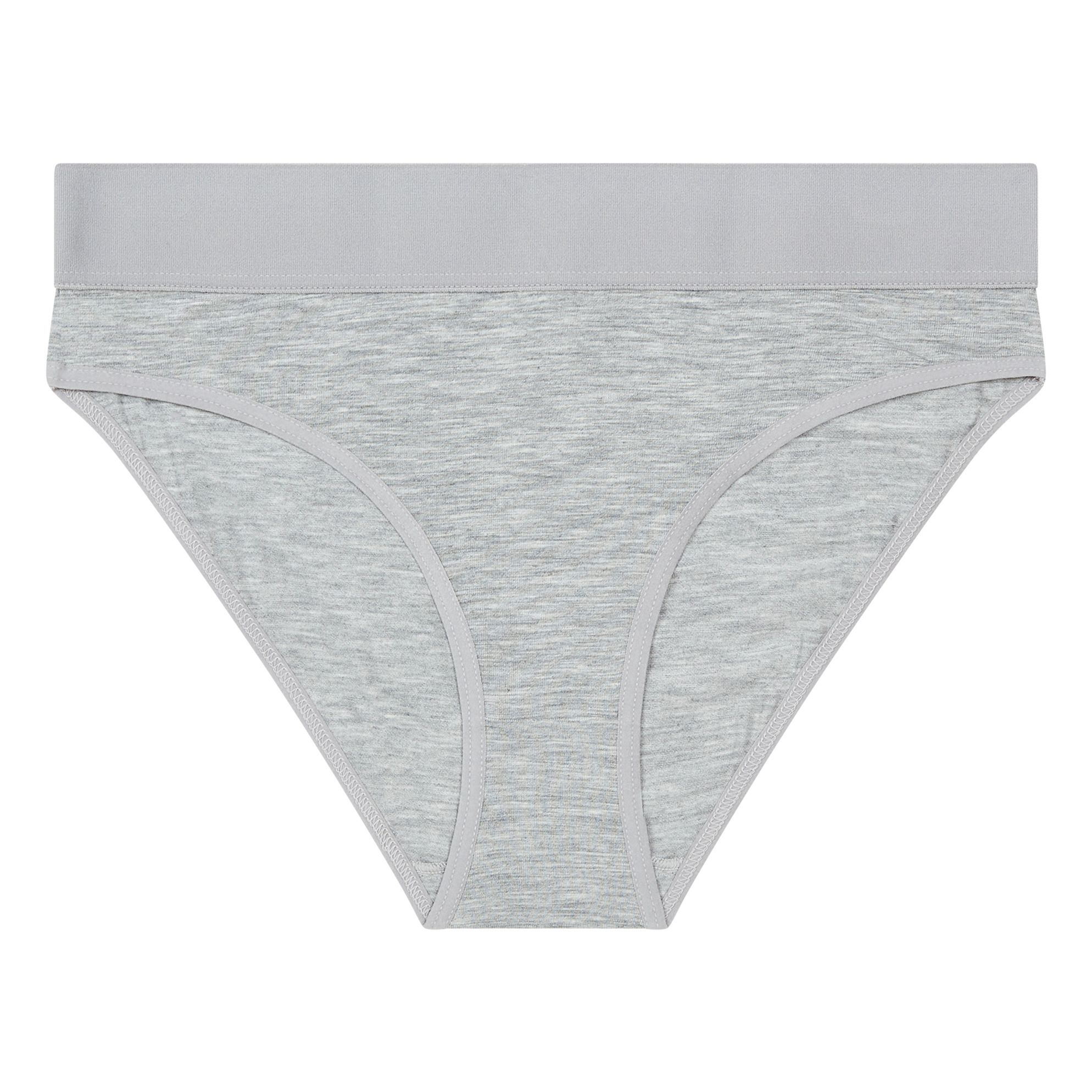 Baserange - Culotte Elastic Bell Bamboo - Femme - Gris