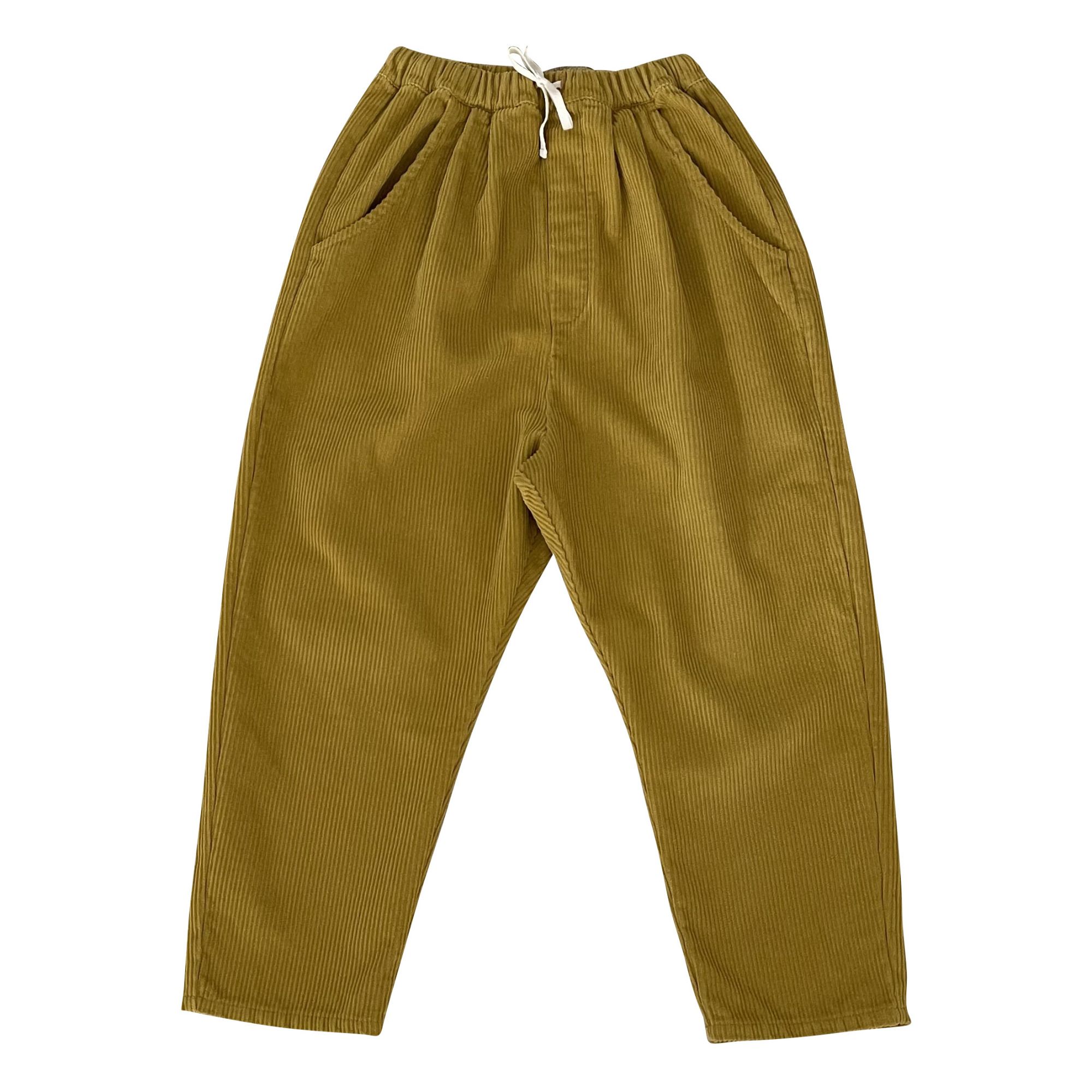 Liilu - Pantalon Velours Côtelé - Fille - Ocre