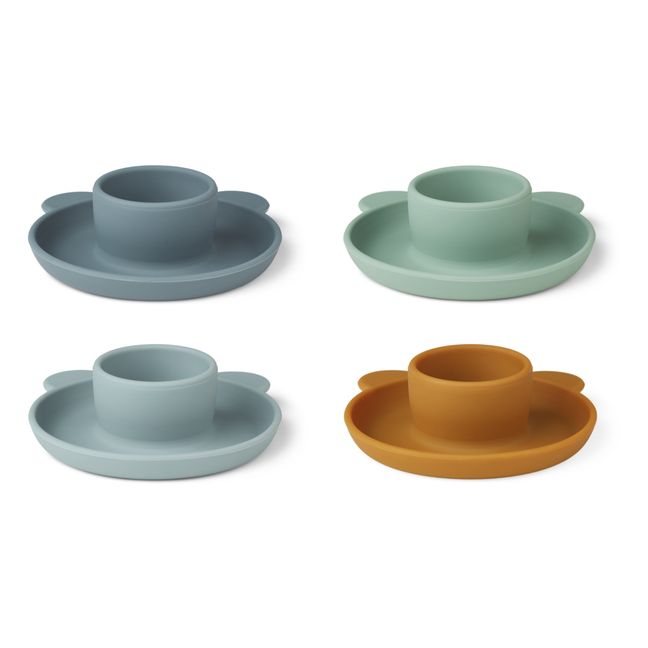 Silicone Egg Cups - Set of 4 Blue
