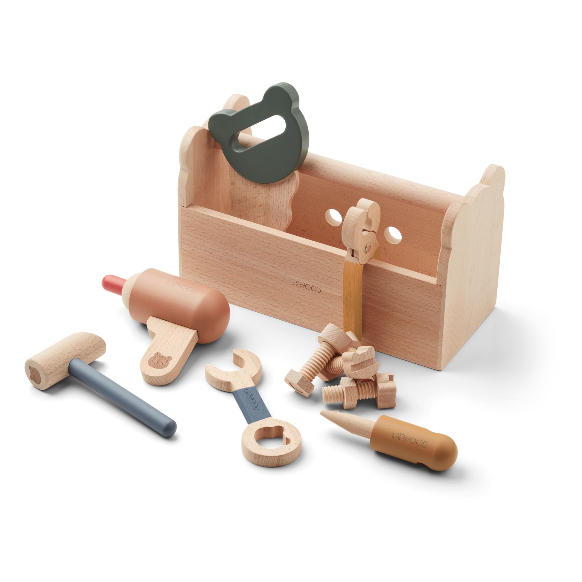 Liewood - Boite à outils Luigi en bois