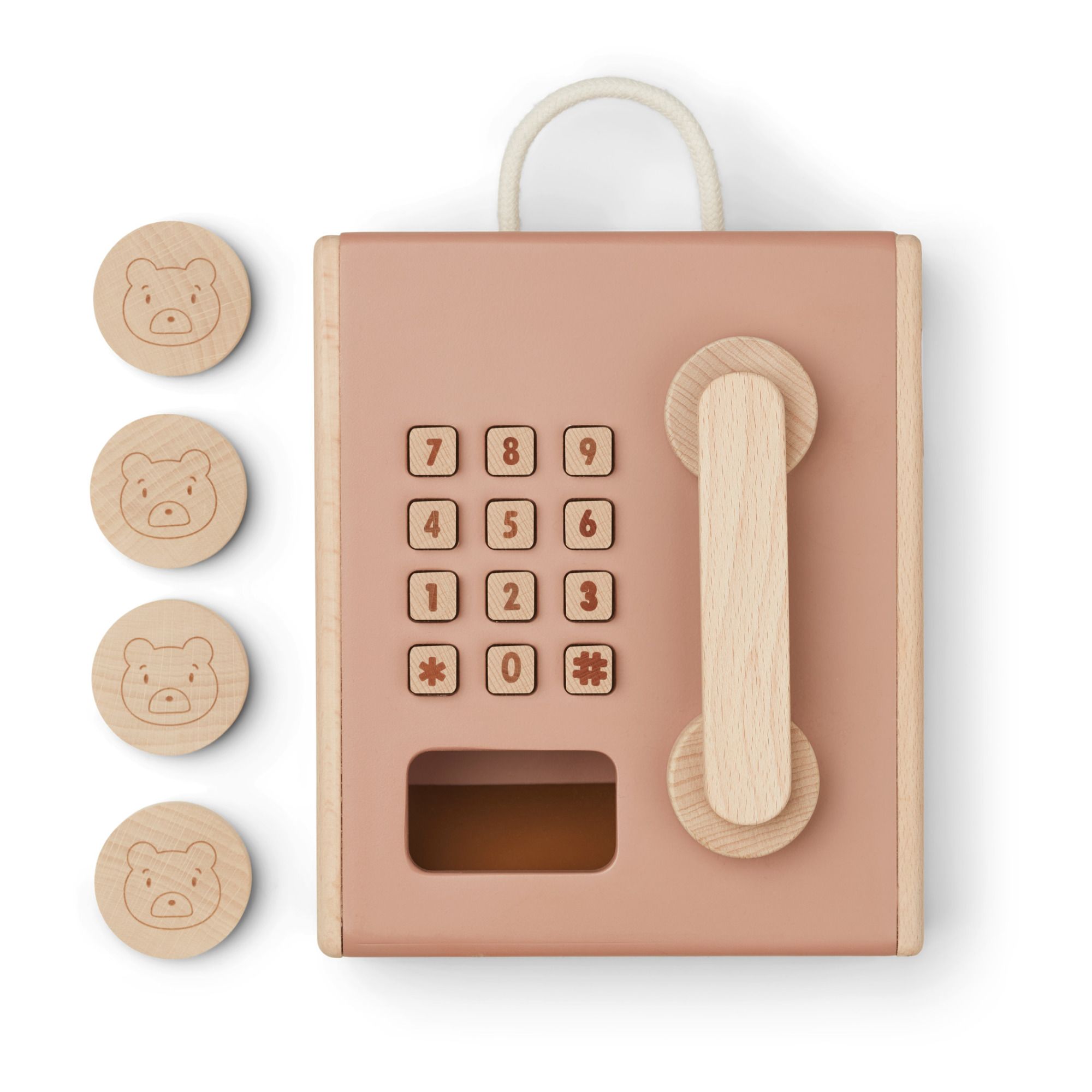 Rufus Coin Telephone Dusty Pink- Product image n°1