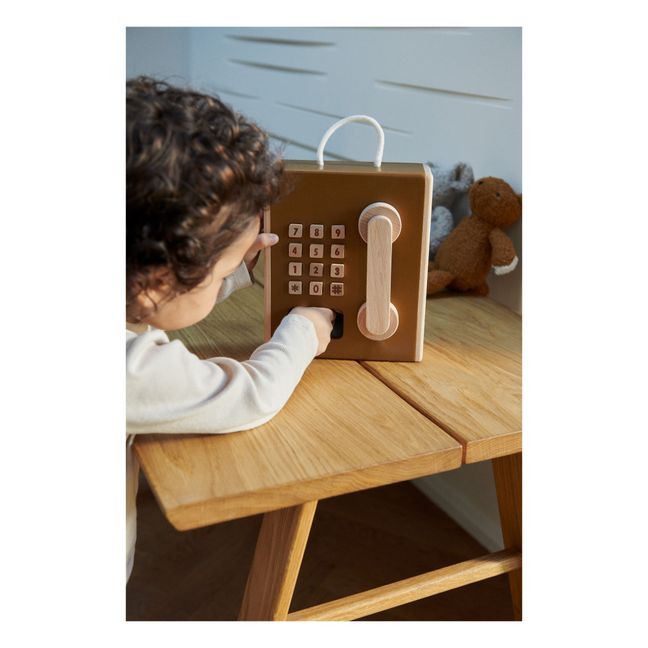 Münztelefon Rufus aus Holz | Karamel