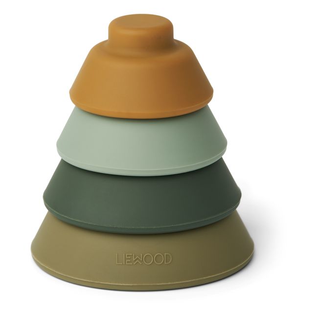 Walter Silicone Stacking Tower Grün