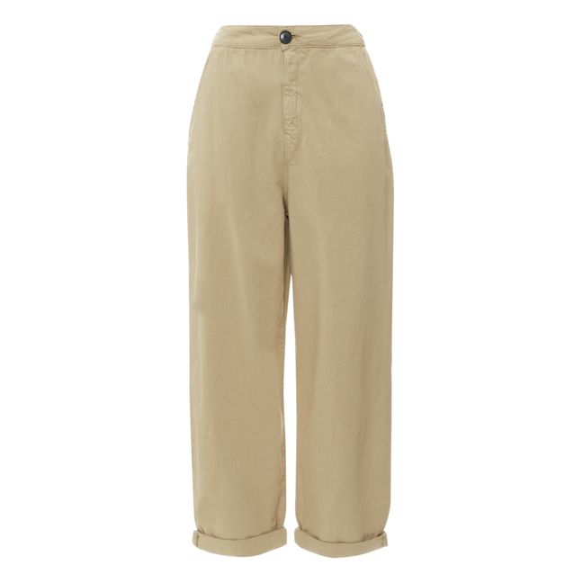 Pantalon Pasop Coton et Lin - Collection Femme  | Beige