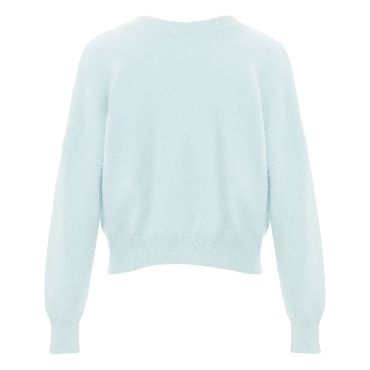 Light blue shop angora sweater