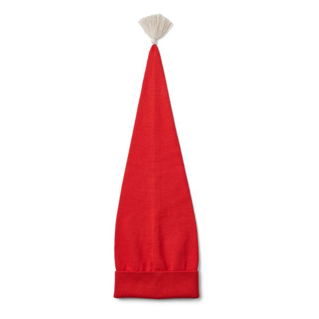 Bonnet de Noël en coton bio | Apple red