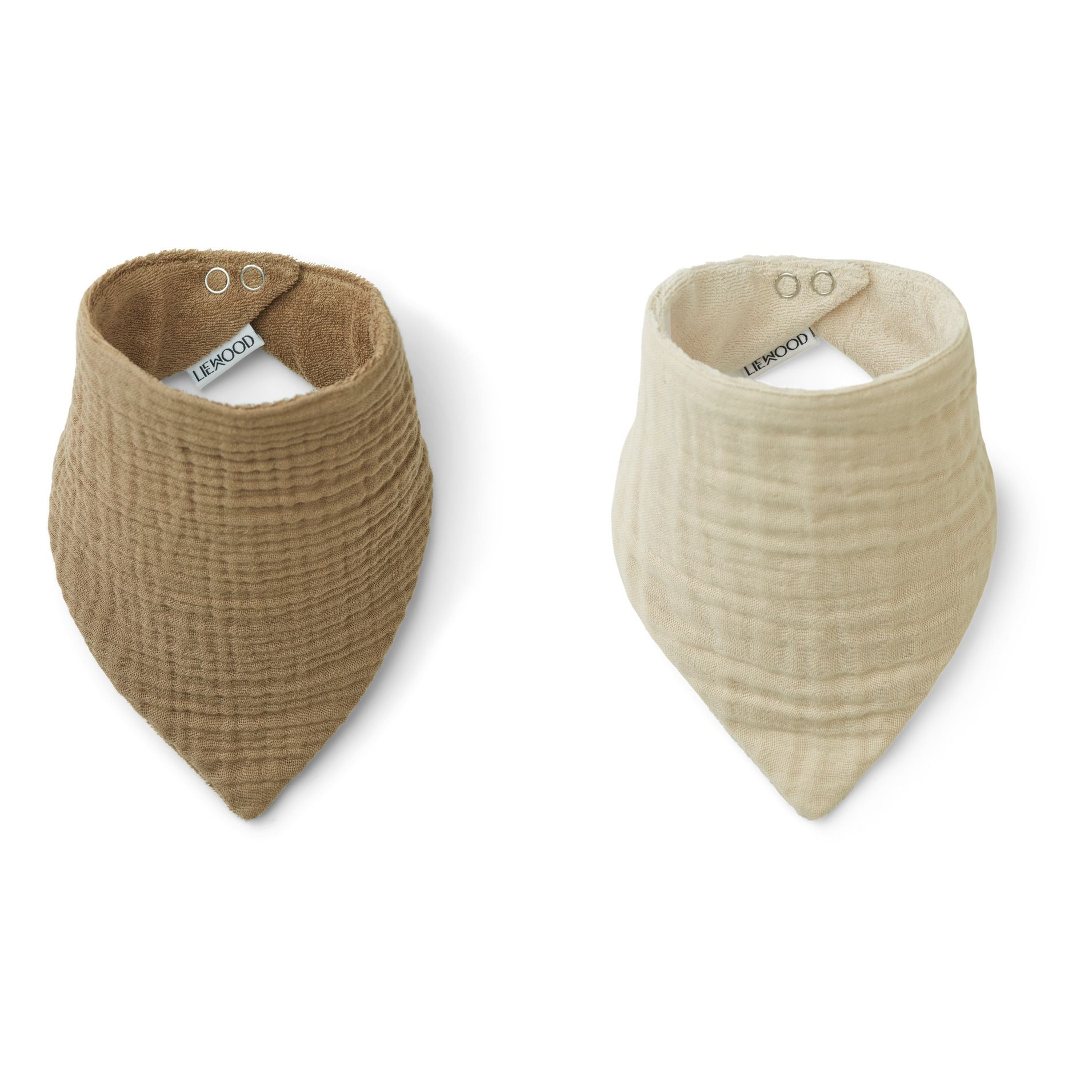 Liewood - Bavoir bandana Andrea en coton bio - Set de 2 - Multicolore